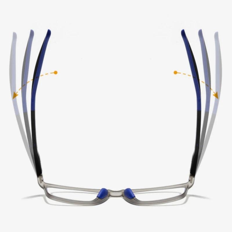 Fashion Progressive Multifocal Glasses Square Frame Anti-Blue Reading Glasses Men Women Vintage Near Far Presbyopia Eyewear