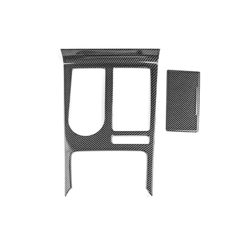 Carbon Fiber Stripe Central Console Panel Sticker Gear Shift Cover For Genesis G80 2025 2026 Accessories LHD