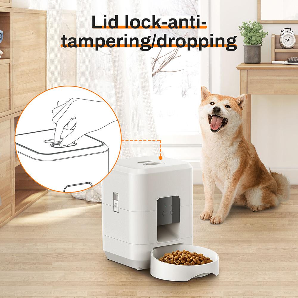 Petavista Automatic Cat Feeder Pet Smart WiFi Food Kibble Dispenser Remote Control Auto Feeder For Cat Dog Dry Food Accessories