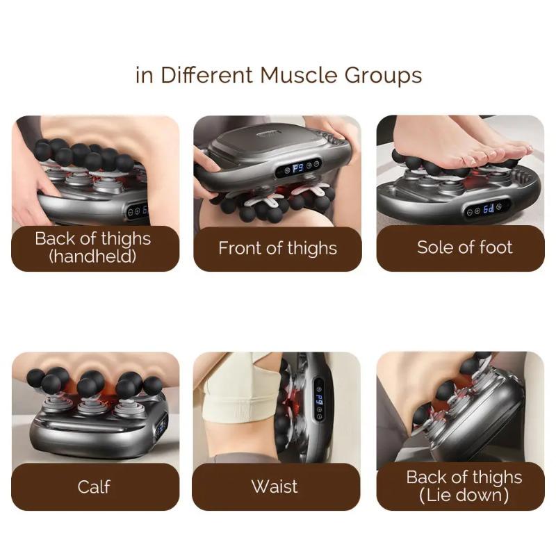 2026 New 22-Head Fascia Gun High-Frequency Vibration Body Massage Gun for Back Waist, Neck and Shoulder Muscle - JAIYORL Professional Gr