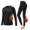 Women's Fleece Thermal Quick-Dry Ski Base Layer Set