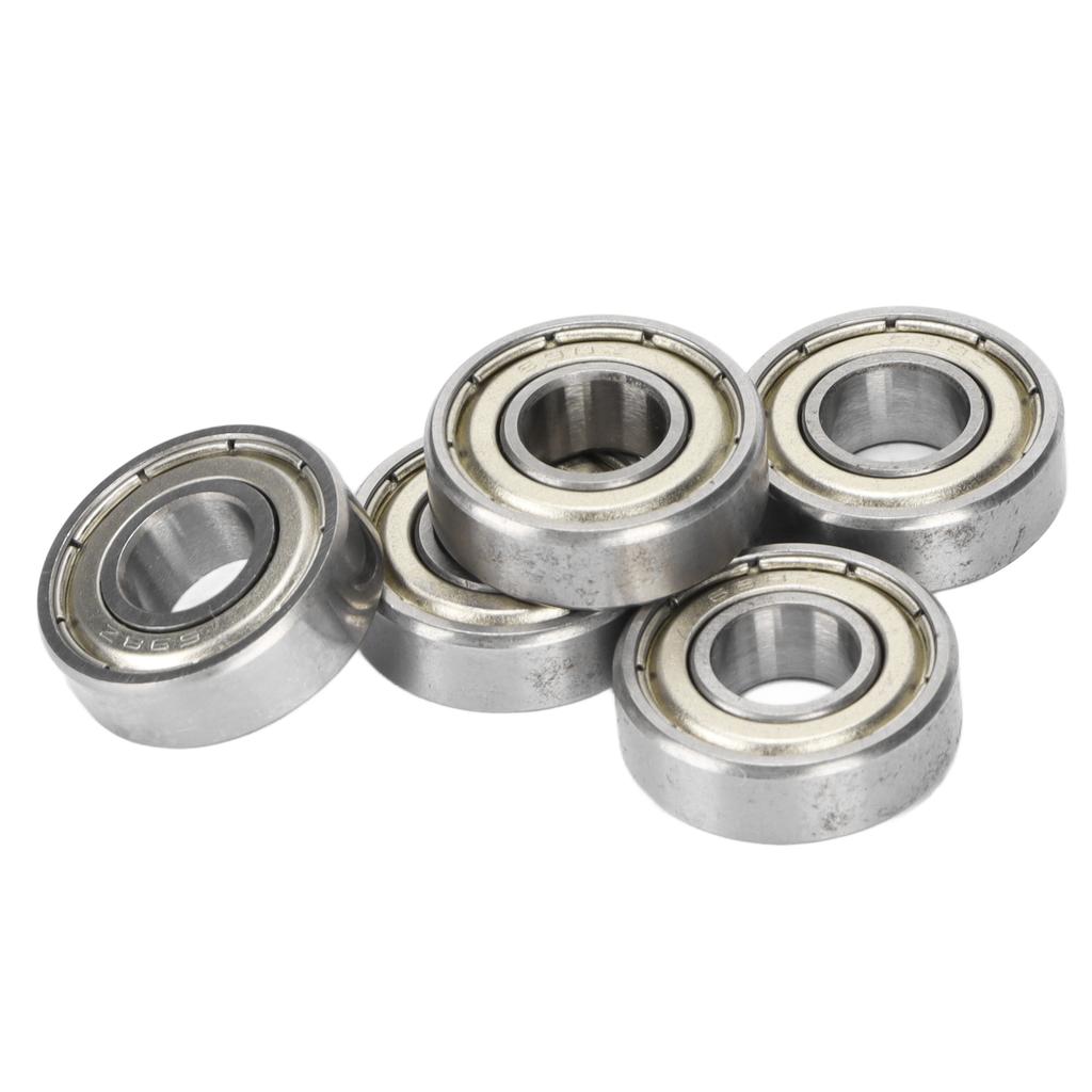10Pcs Deep Groove Ball Bearing High Speed Double Sealed Radial Ball Bearing 698Z 8mm ID 19mm OD 6mm