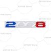 Metal For w333 2008 3008 4008 5008 208 308 408 508 Tricolor Emblem Car Sticker Letter Badge Decal Body Rear End Trunk Decor 333w