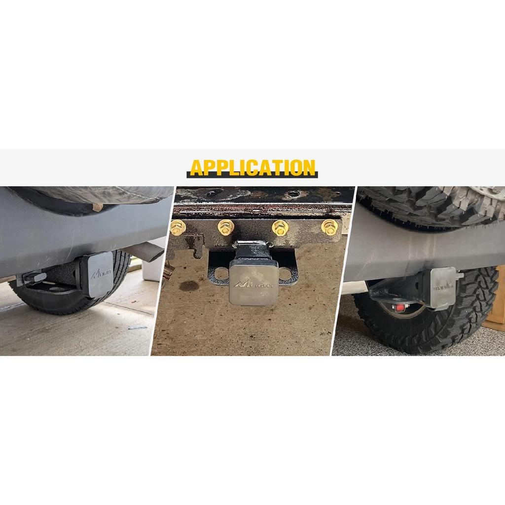 Kit Ricevitore Gancio di Traino per Paraurti Posteriore Nilight da 2 Pollici, Compatibile per Jeep Wrangler JK 4 Porte e 2 Unlimited 2007-2018, Con Cablaggio a 4 Pin