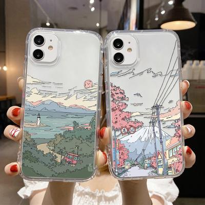 Nárazuvzdorné pouzdro Scenery pro Samsung A53 5g Funda A14 A13 A23 A52 A52s A12 A33 A32 A22 A21s A72 A71 A31 A50 A04s silikonové kryty