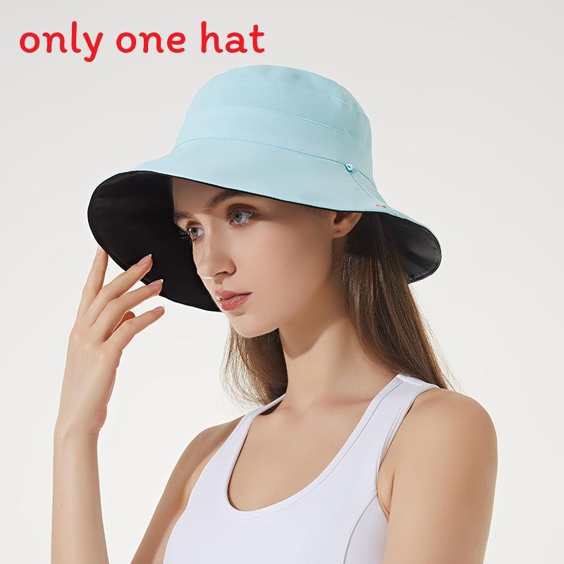 Ice Silk Sun Hat For Women With Wide Brim Uv Protection Summer Fishing Cap Sunshade Accessory