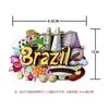 3D Creative Magnets Countries Fridge Magnet World Travel Souvenirs Wooden Crafts Magnetic Sticker Gift For Travelers Home Decor