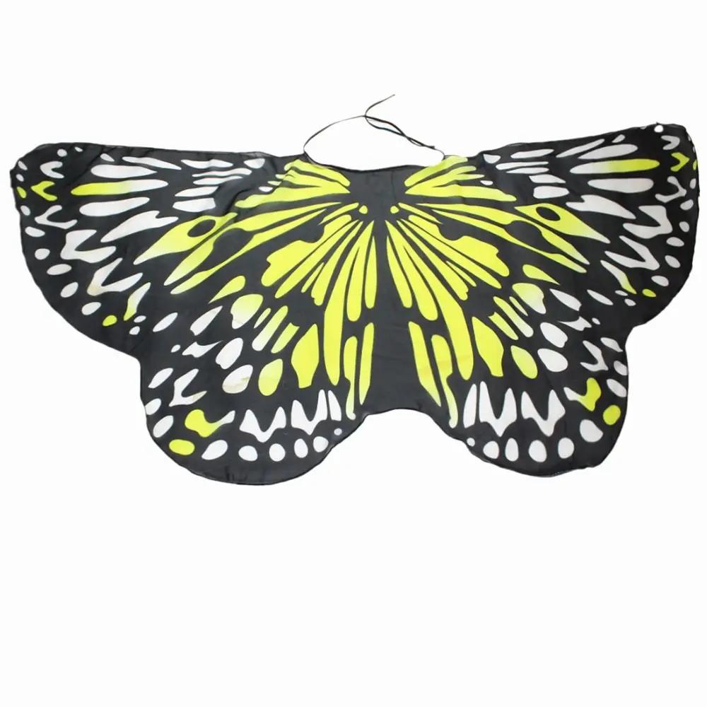 Kids Fairy Shawl Pixie Cloak Butterfly Wings Cape Girls Fancy Dress Costume Gift Christmas Halloween Festival Party Supplies