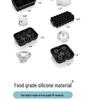 Diamond & Round Ice Cube Tray Set: 37-Grid Honeycomb and 6-Hole Sphere Mold