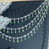 0.5M 1M Shiny Colorful Crystal Charm Taseel Beads Copper Chain DIY Necklace Bracelet Beaded Chains Women Jewelry Making Supplies
