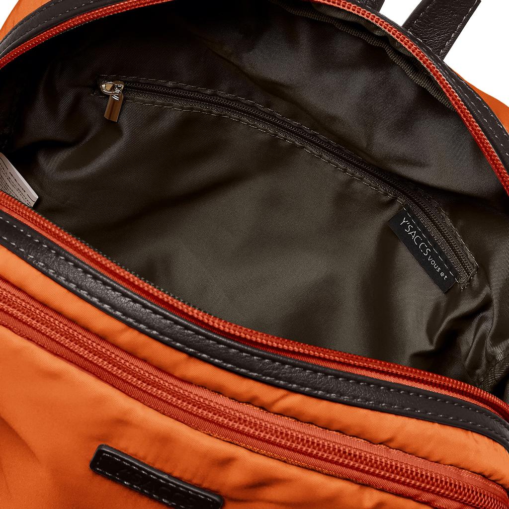 Isaac Nylon Backpack for Women 3020883 Brick Brown (46)