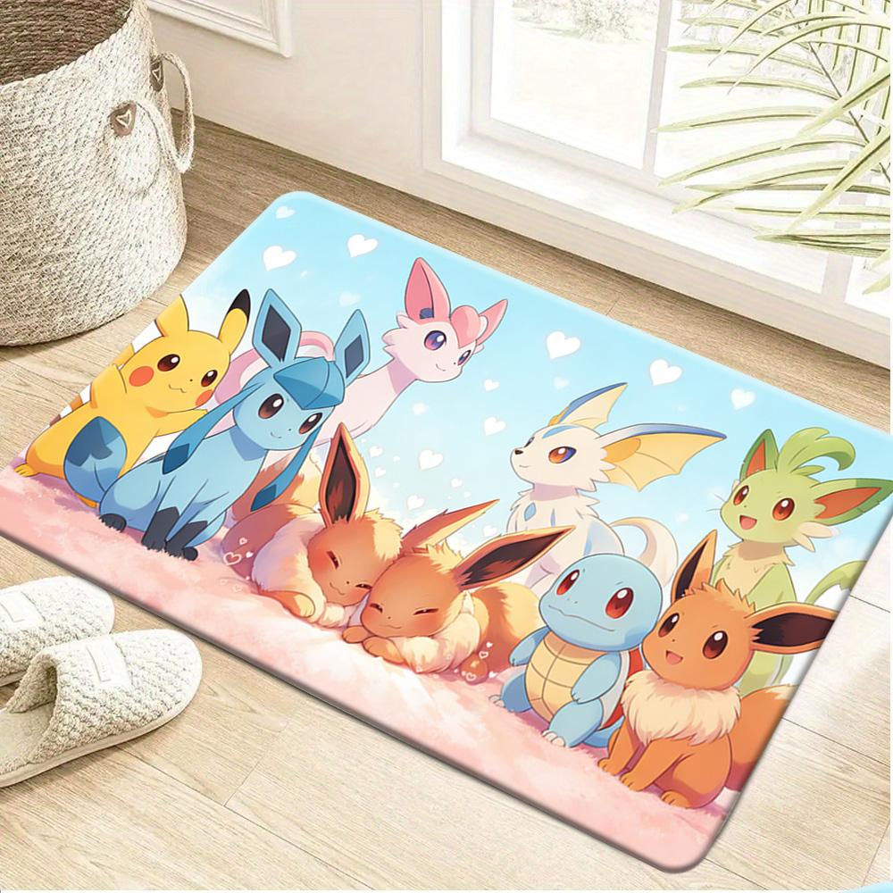 

Cute Desert Pokemon Print Doormat Non-Slip Water Absorbent Floor Mat for Home Entrance Decor 40cm x 60cm