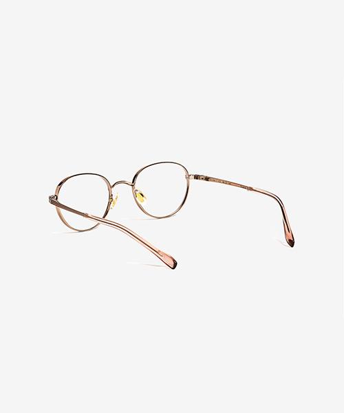 Techeuoaiweeo Luna Eyeglass Frames C2 Pink Gold