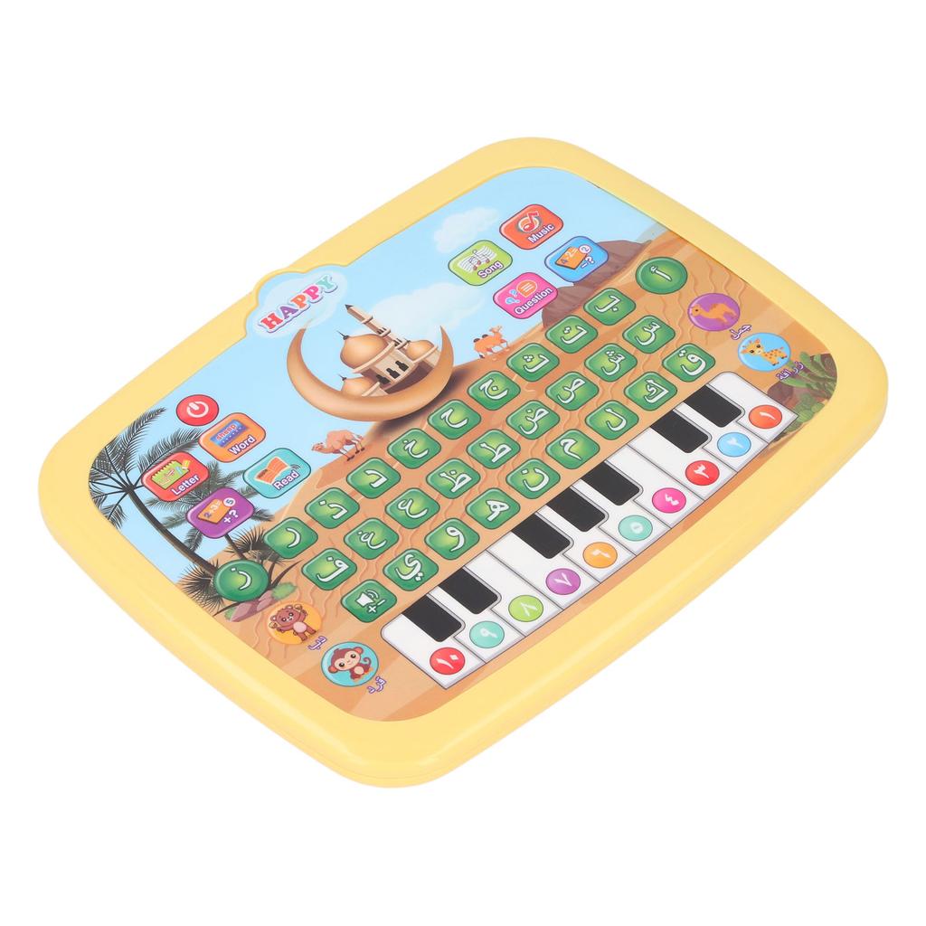 Child Arabic Learning Reading Machine Intelligent Educational Toy 28 Alphabet Words 10 Number Electronic Arabic Learning Book