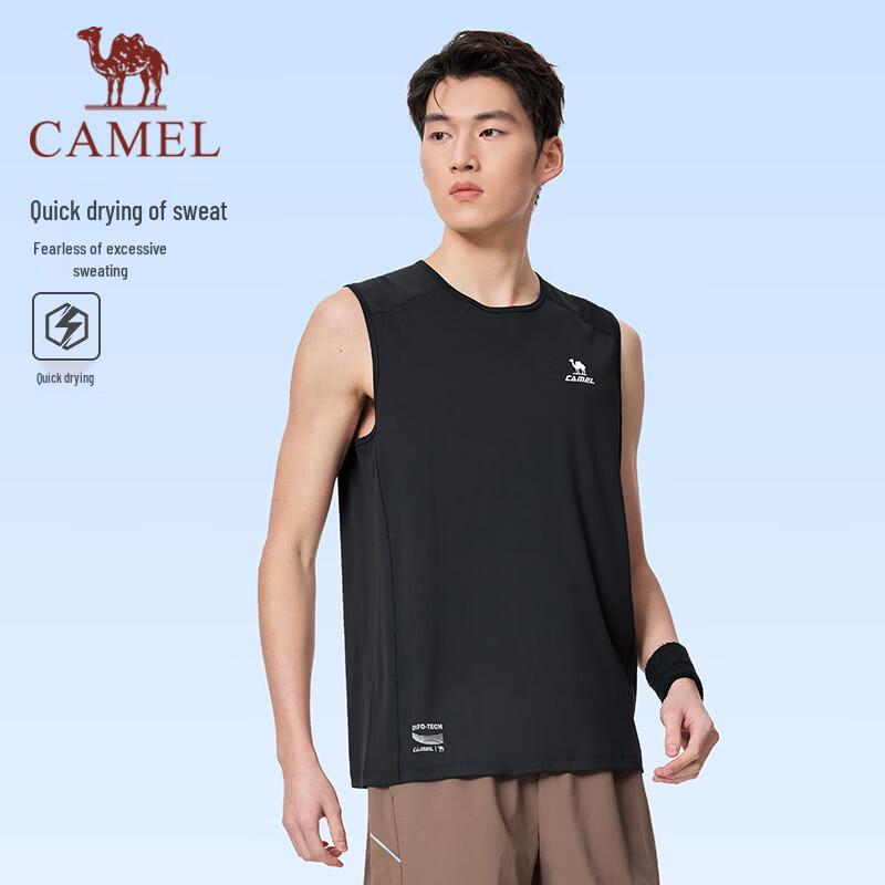 

CAMEL Men s Quick-Dry Sleeveless Training Vest M