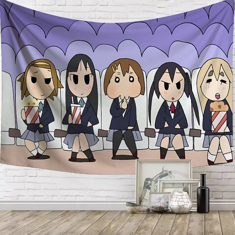 Cute Hot Girl Fashion Anime KKONS Tapestry Living Room Bedroom Gamer Room Decoration Large Luxury Tapestry