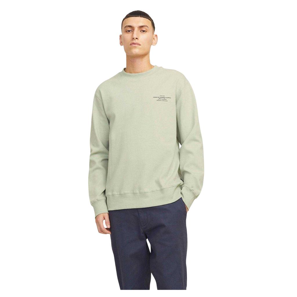 Jack And Jones Mens Logo Crew Neck Sweatshirt