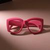Retro Square Light Eyeglass Frame Women Men Transparent Unisex Glasses For Female Male