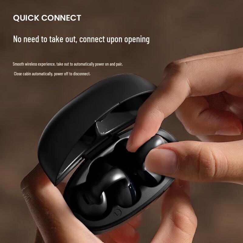 OKSJ Bone Conduction Sports Ear-Clip Bluetooth Headset