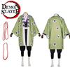 Demon Slayer Himejima Gyoumei Cosplay Costume Anime Halloween Polyester Outfit