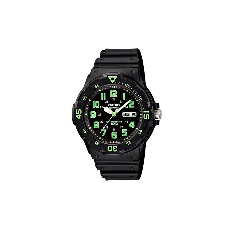 

Casio YOUTH Series-MRW Disc Three-pin Diving Wind Sports Quartz Movement Resin Strap Japanese and Korean Watch Men s Watch Black Dial MRW-200H-3B чёрный