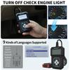 Qoltec Cyfrowy Tester diagnostyczny Interfejs ProLine | OBDII EOBD | Polskie MENU | 8V-25V | Dual system