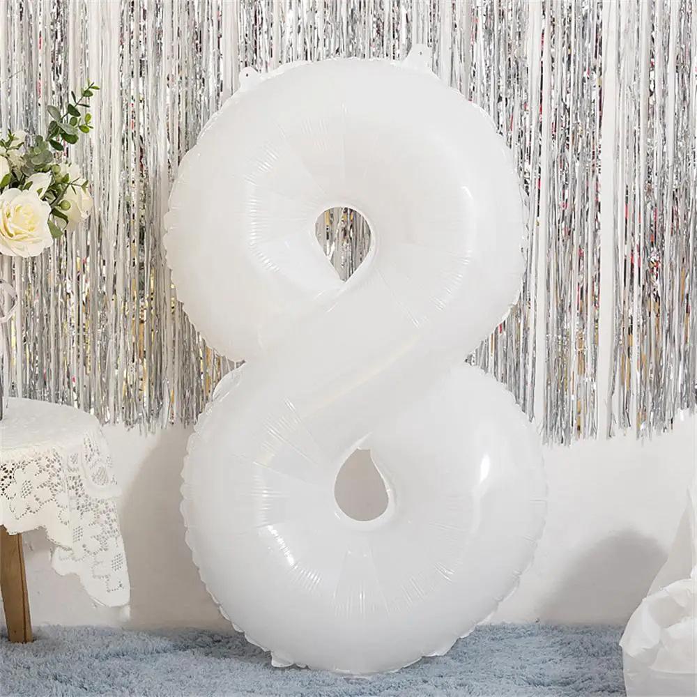 32-Inch Gradient Color Aluminum Foil Number Balloons - US Version