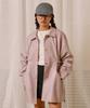 Bittercells Aria Leather Half Coat - Pink