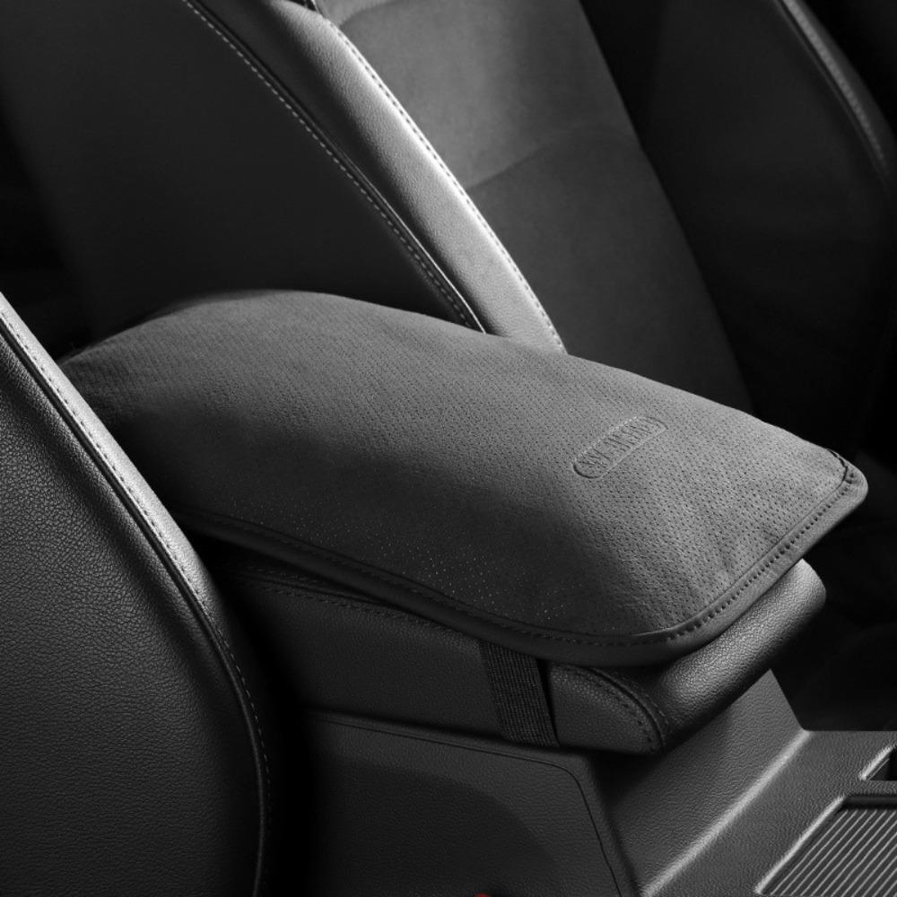 

Дышащая подушка подлокотника автомобиля Удобная подушка подлокотника Чехол-накладка на подлокотник Аксессуары для интерьера чёрный