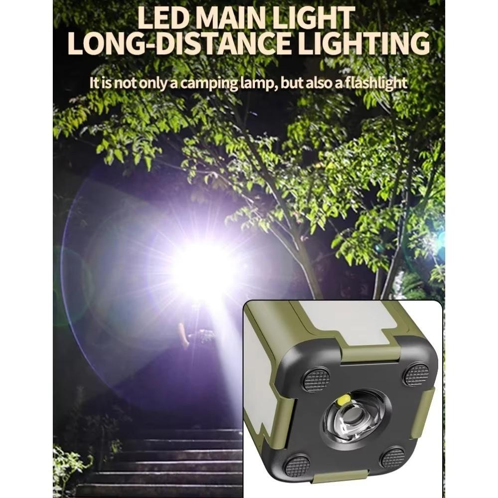 Hanging Camping Light Foldable Tent Light Portable Solar Lamp  Solar Charging