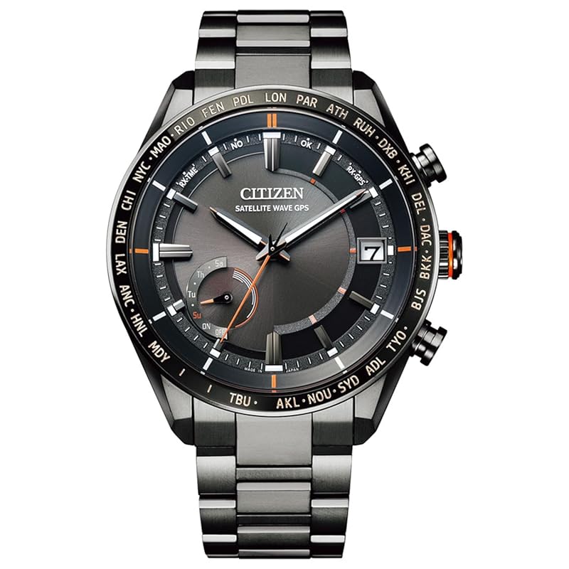 

[Citizen] watch Atessa F150 Eco-Drive Eco-drive GPS satellite radio clock direct flight ACT Line CC3085-51E men s black
