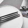 Shiny Black Dinnerware Set Korean Flatware Set Dinner Knife Fork Spoon Teaspoon Tableware Stainless Steel Cutlery Family Eating Utensils