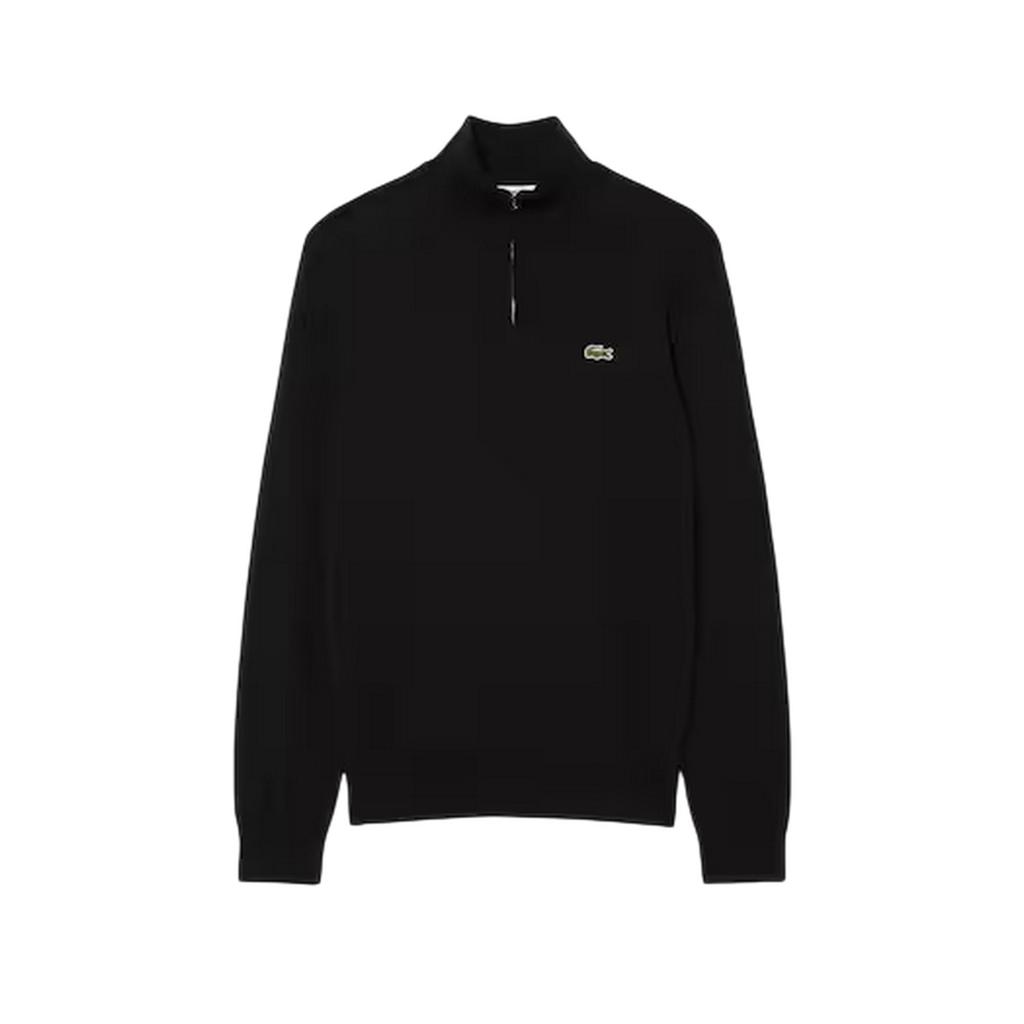 Lacoste Mens Quarter Zip Casual Jumper