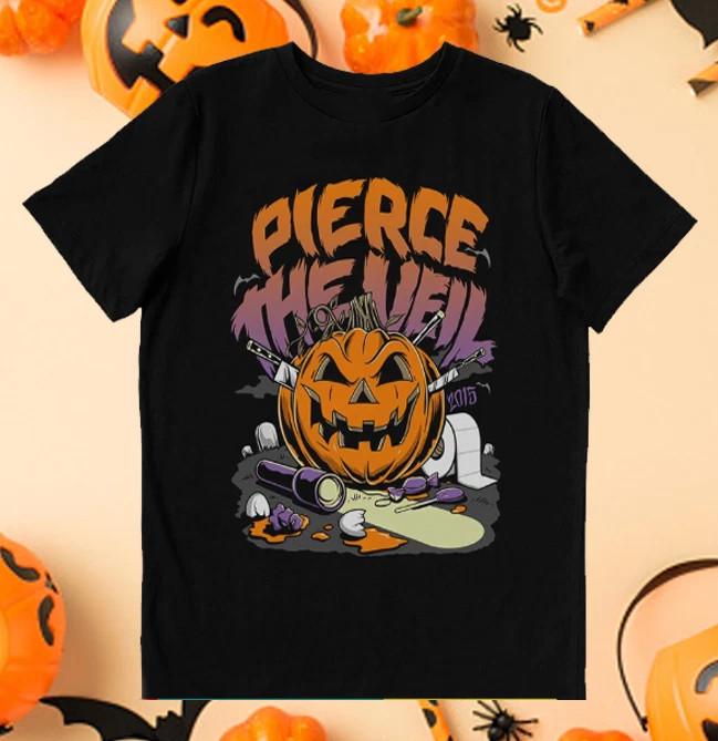 Rare Pierce The Veil Halloween Shirt Black All Size Shirt XXXL