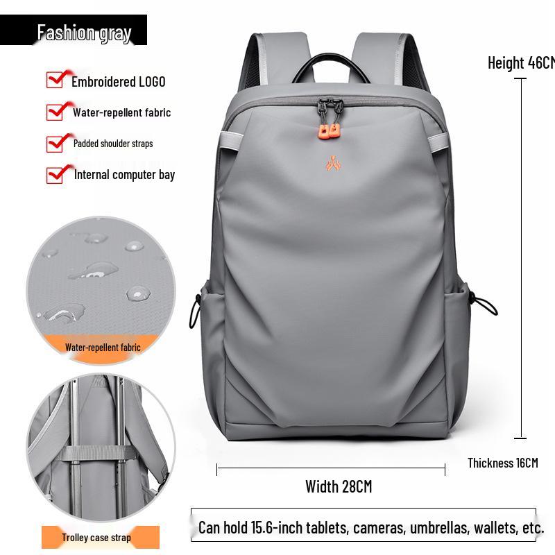 

Мужской рюкзак 2025 года в стиле колор-блок, большой вместимости, для путешествий и школы