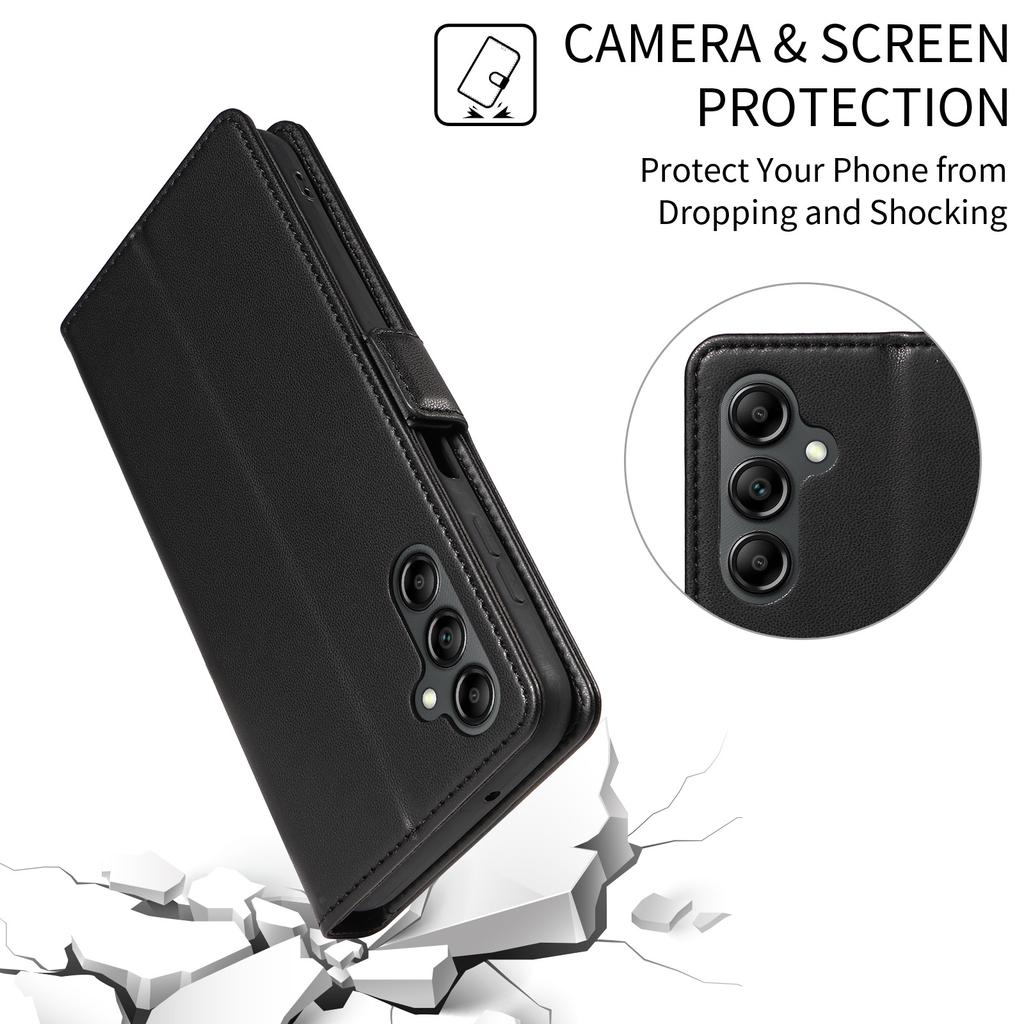 For Samsung Galaxy A15 5G/4G Case Side Magnetic Clasp RFID Blocking Leather Phone Wallet Cover