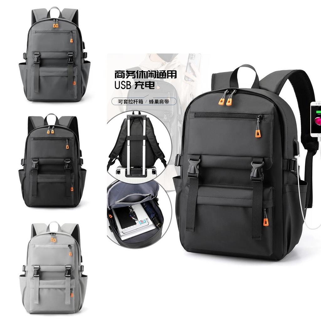 Casual Travel Backpack With Waterproof Fabric For Business Commuting And Daily Use