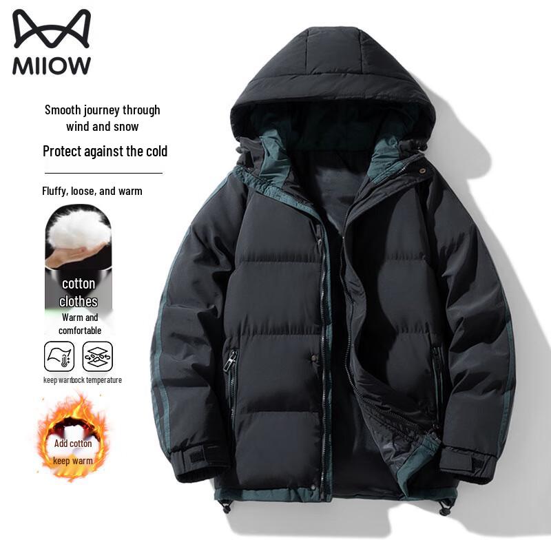 

Мужская зимняя стеганая куртка с капюшоном Mao Ren XL