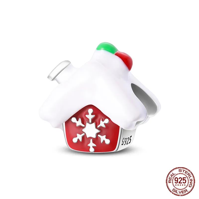 copper Snowflake Christmas Tree Ski Boots Charm Bead Charms Bead Charms Compatible With Authentic Bracelets Fine Do It Yourself Christmas Jewellery