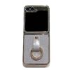 Samsung Galaxy Z Flip 7 Glitzer Galvanisiert Strassstein Hülle Kompatibel mit Z Flip 6