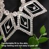 Rhinestones Pasties Crystal Breast Covers Body Jewelry Breast Pasties Chest Stickers Body Chain for Raves Clubwears Gift