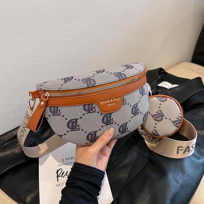 Women's Bags Style Fashionable Chest Bags and Waist Bags Trendy Niche for Single - Shoulder