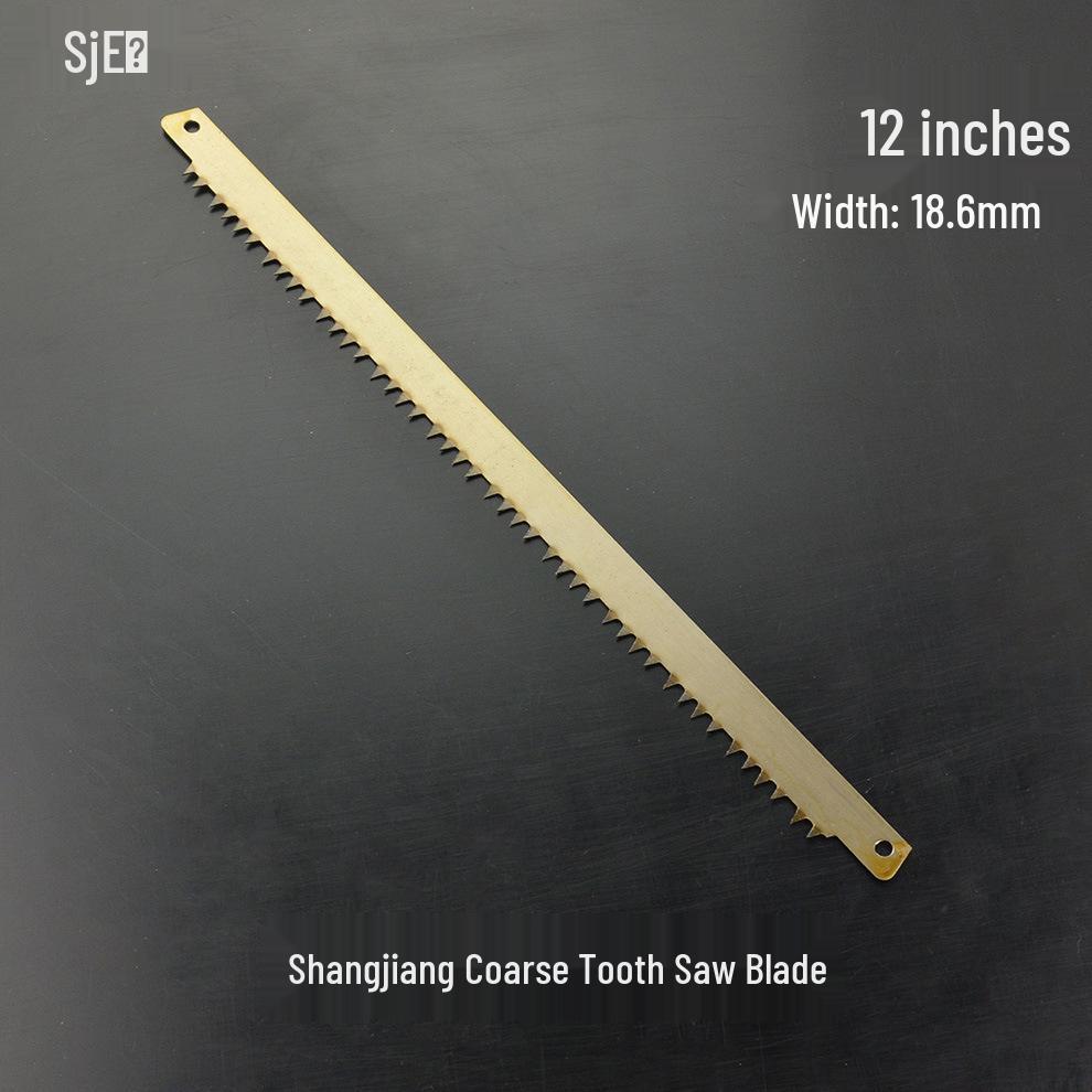 Durable High-Speed Steel & Carbon Steel Saw Blade with Fine, Medium, Coarse Teeth for Hand Saw Frame