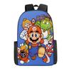 Elementary School Bag Cartoon Animation Backpack Mario Backpack Supermario Satchel