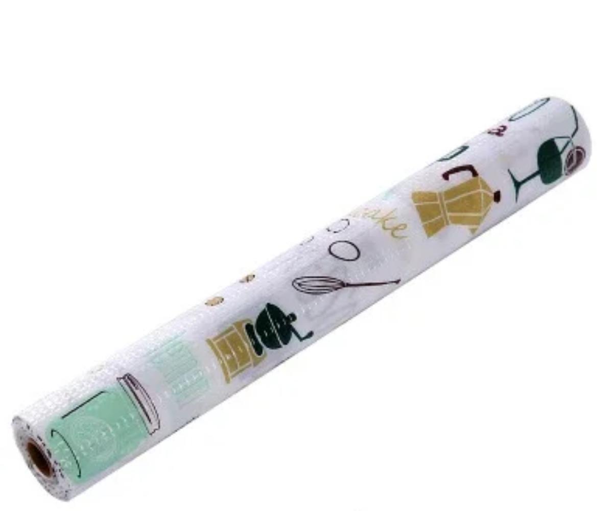 

Cute Waterproof Oil Proof Shoes Cabinet Mat 1 Roll Kitchen Table Mat Drawers Cabinet Shelf Liners Cupboard Placemat