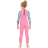 Girls Wetsuit Diving Suit 2.5MM Neoprene  Swimsuit  Long Sleeve  Surfing Jellyfish Clothing Swimwear for Cold Water