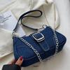 Small Bag Women's New Fashion Chain Messenger Bag Shoulder Armpit Bag