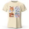 Crazy Zootopia 2 Couple Themed Pure Cotton Tshirt Menwomen Daily Casual Soft Highquality Plus Size Sports Short Sleeved Shirt