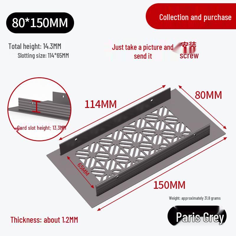 Küchenlüftungsgitterabdeckung aus Aluminium