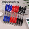 50Pcs Retractable Ballpoint Pen Large Capacity 0.5mm Ballpoint Pen Black/Red/Blue Replaceable Refill School Supplies